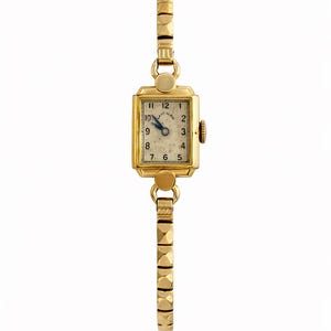 Montre Vintage Lady Elgin En Or 14K - Mécanique à Remontage Manuel - Fonctionne