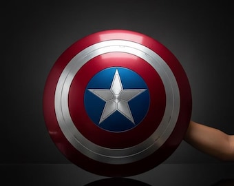 Falcon Captain America Shield Replica | Lightweight Aluminum Metal Cosplay Shield | Superhero Display & LARP Prop