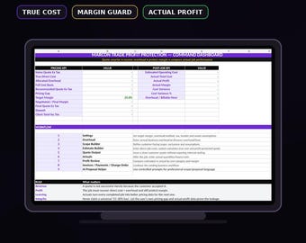 Contractor Job Costing Spreadsheet | Profit-Protected Estimates, Quotes & Invoices | Tradesman Pro 11.0 Excel System