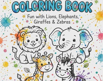 Africa selvaggia: 50 pagine di divertenti disegni da colorare