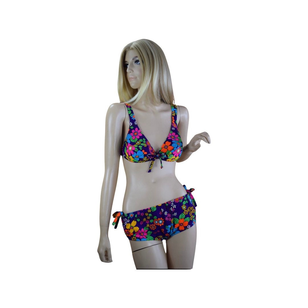 NWT - Vintage 1960's Sears Jr. Bazaar NEON Psychedelic NWT - Vintage 1960's Sears Jr. Bazaar NEON Psychedelic