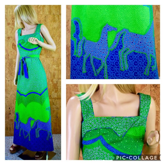NOS Vintage 1960's Malia Honolulu Psychedelic Mod