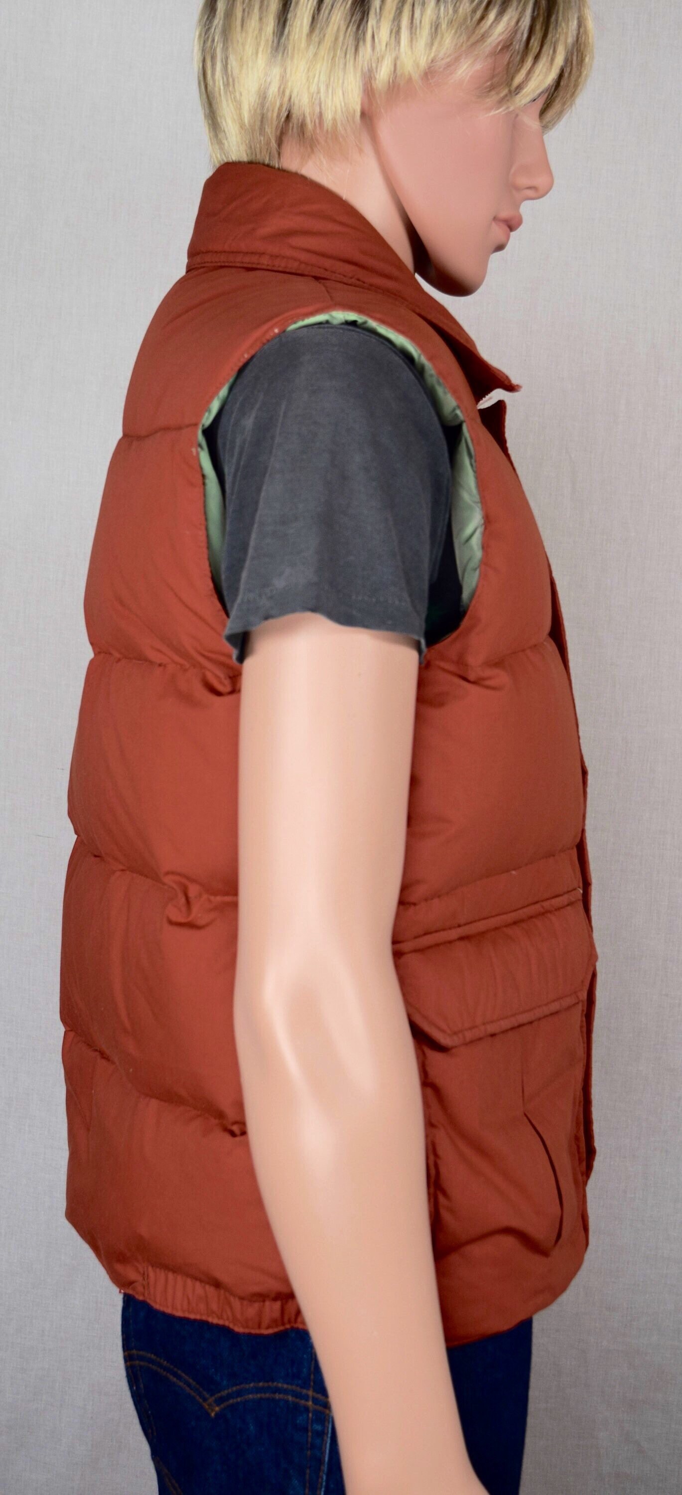 Marty Mcfly Vest Color : Screen Accurate Down Vest, BACK TO THE FUTURE, Marty McFly