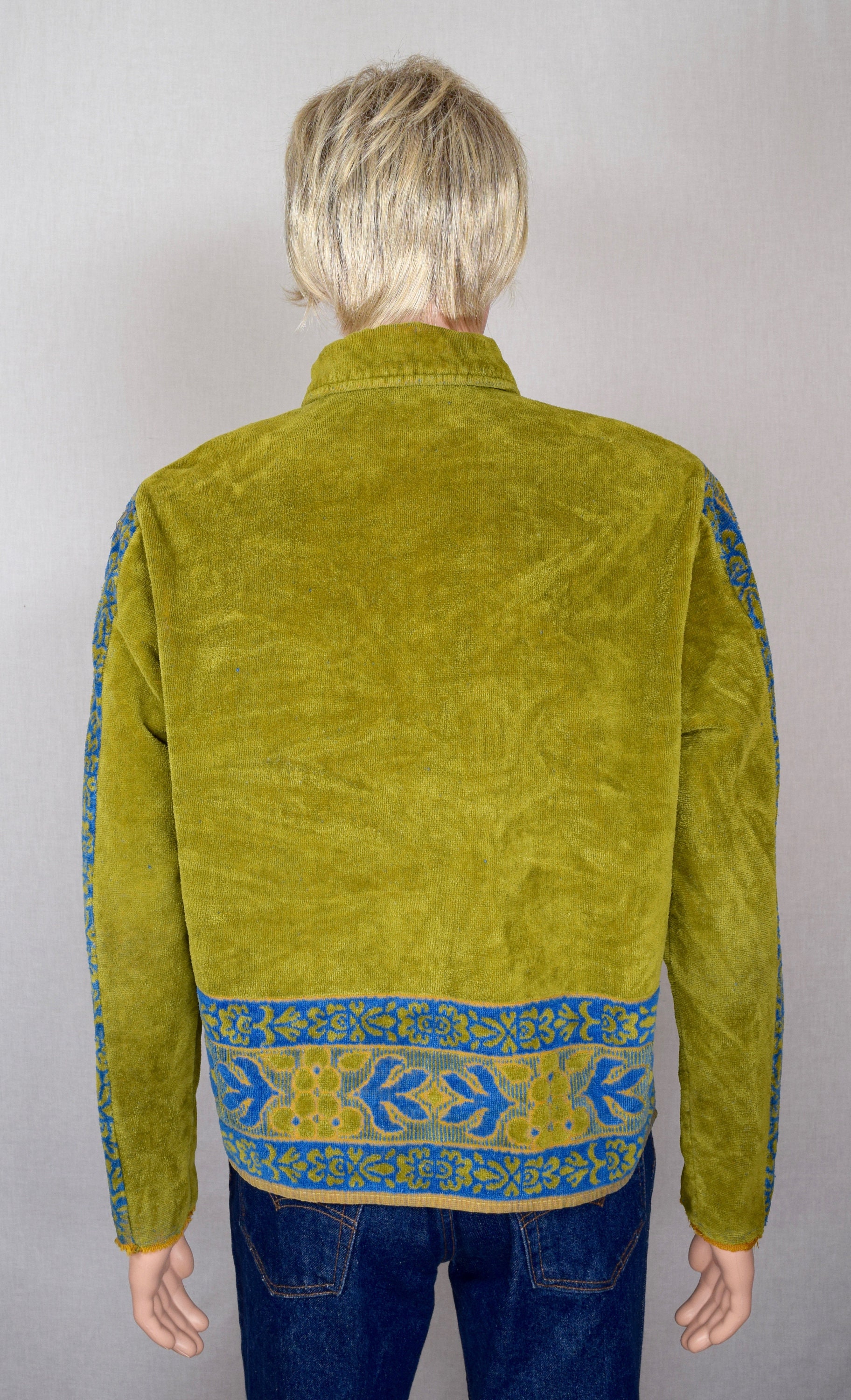 Vintage 1960's Men's SILTON Men's Velour Tapestry TeRRY CLoTH SuRfeR