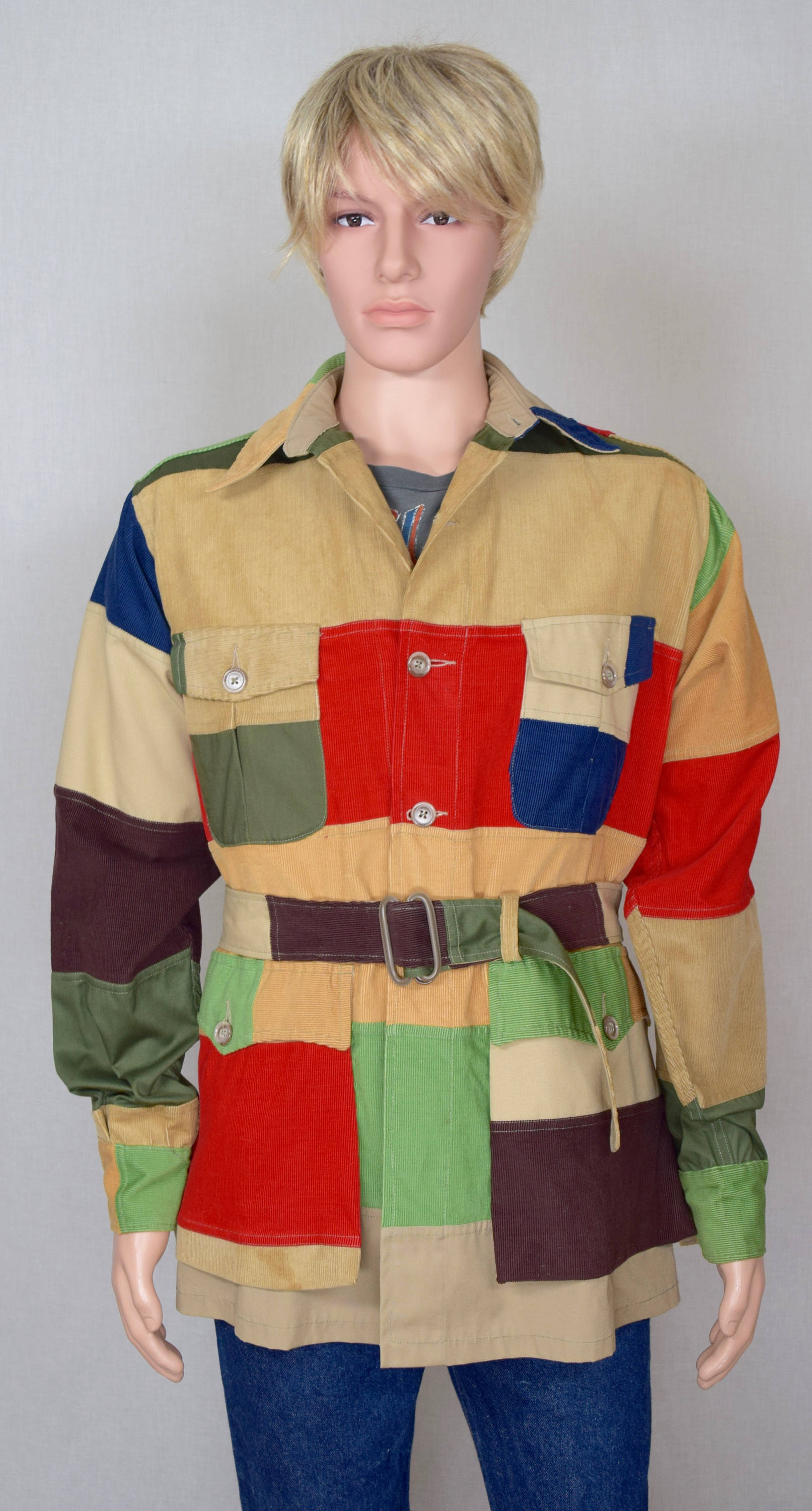 abercrombie patchwork safari jacket