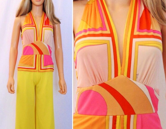 Vintage 1960's / 70’s EMILIO PUCCI Mod Psychedelic