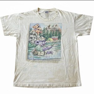 Camiseta vintage de los 90 de Liquid Blue Grateful Dead L.L. Rain Gira Verano 1995 GDM Talla XL imagen 3