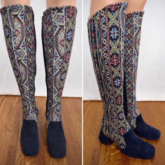 CHANDLERS OTK à l’aiguille Point femmes vintage des années 1970 tapisserie Blue Suede Hippie Boho bottes taille 7 | Shopping Online
CHANDLERS OTK à l’aiguille Point femmes vintage des années années années 1970 tapisserie Blue Suede Hippie Boho bottes taille 7 | Shopping Online
f99358