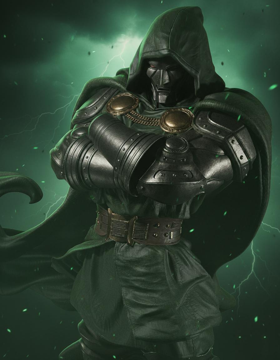 Villian Ruller Doctor Doom STL Statue | Marvel Villain 3D Print Model | Latverian ...