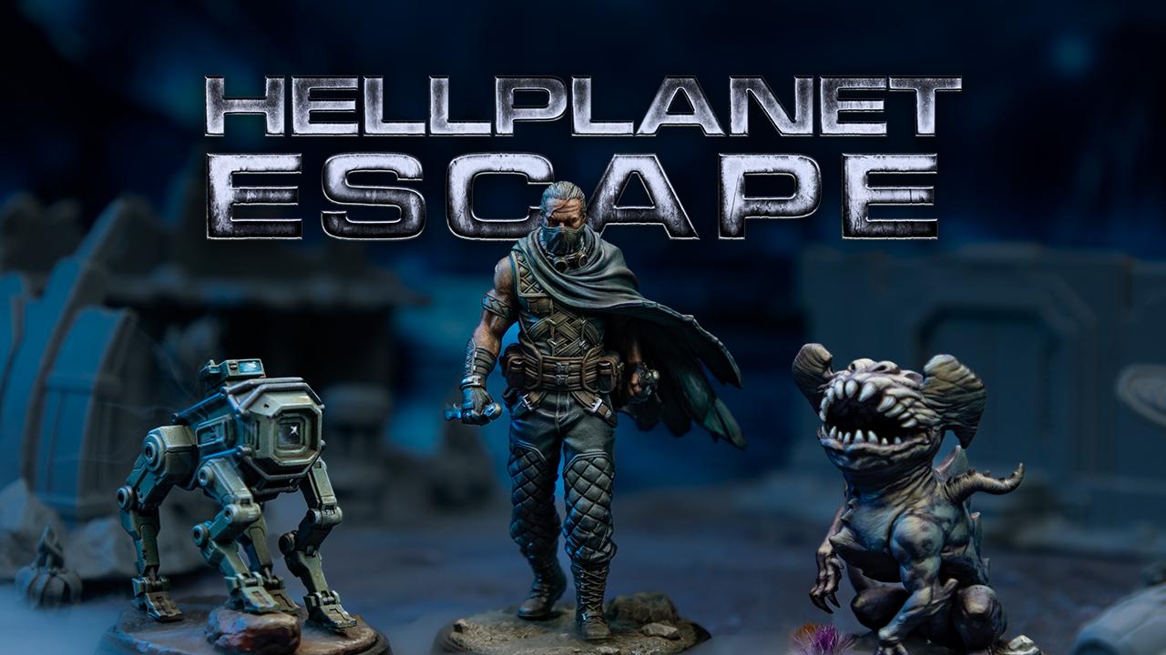 Hellplanet Escape Sci Fi Terrain & Miniatures STL, Alien Planet ...