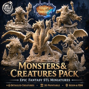 Sewer Creature Miniatures - Etsy