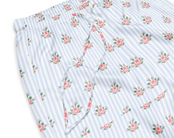 Floral Pajama Pants | Women's Elegant Sleepwear, Loungewear