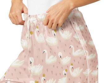 Swan Pajama Pants | Women's Polyester Loungewear