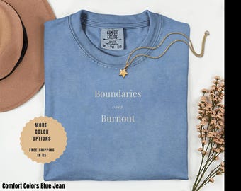Boundaries shirt | Self Love Shirt | Protect your Energy tee | Comfort Colors Unisex