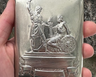 Vintage Cigarette Case "Minin and Pozharsky" USSR 60 years