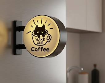 スターバックスコーヒーをイメージしたライトボックス型LEDランプ