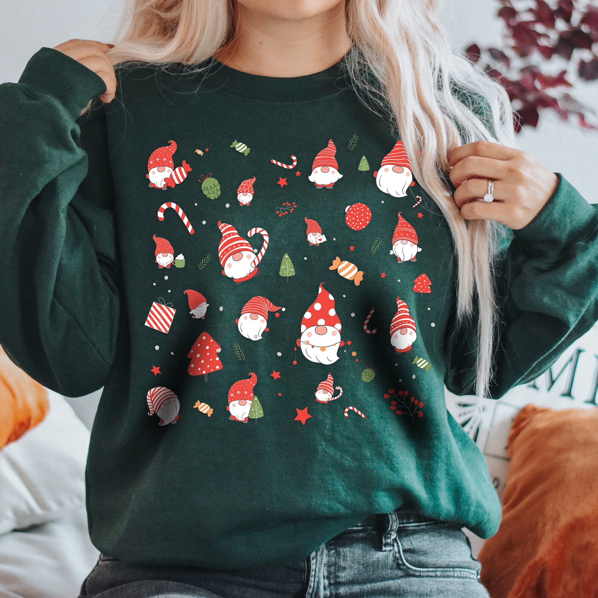 Christmas Top Sweatshirt Holiday Shirt 