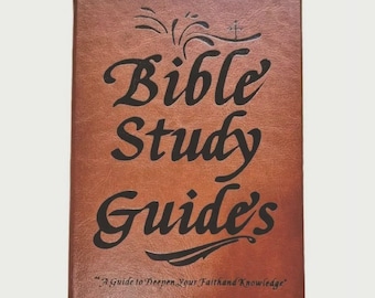 Bible Study Guide, 66-Page Daily Workbook, Devotional for Women