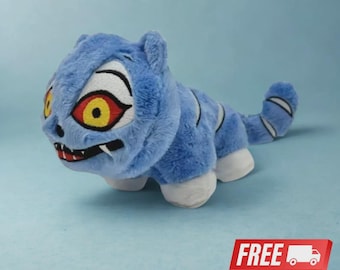 Kpop Demon Cat Plush Doll, Anime Tiger Stuffed Animal, Kawaii Collectible Merch