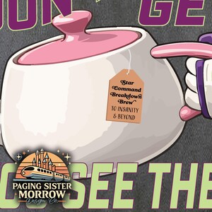 Toy Story Buzz Lightyear Inspired Tee, Mrs. Nesbitt Shirt, Disney Parks Comfort Colors Unisex Tshirt image 9