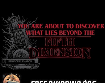 Tower of Terror Sci-Fi Fifth Dimension Shirt, Retro Twilight Aesthetic Tee