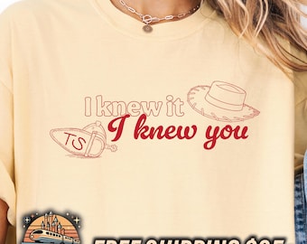 T-shirt Je le savais, je vous connaissais, chemise inspirée de Toy Story Taylor Swift