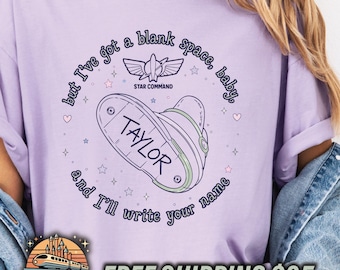 Toy Story Taylor Swift Inspired Shirt, Buzz Lightyear Blank Space Swiftie Tee