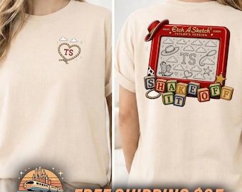 Toy Story Etch A Sketch Taylor's Version Shirt, Shake It Off Western Swiftie Tee