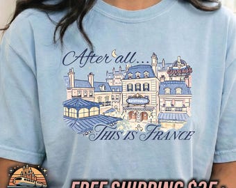 EPCOT France Pavilion Remy's Ratatouille Adventure Comfort Colors Tee
