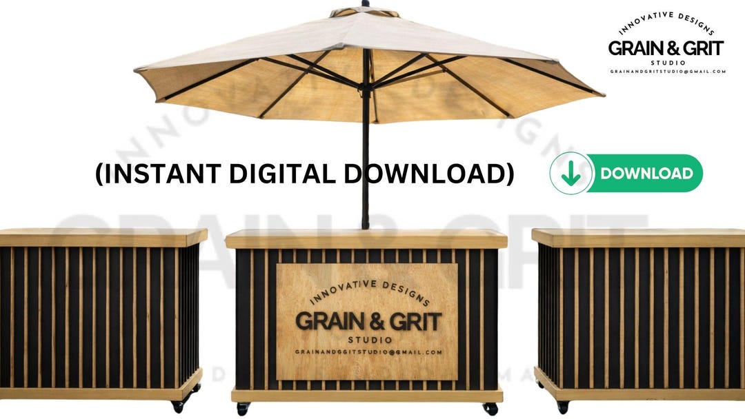 Snack Bar Pattern DIY Foldable Snack Bar Plans — Designed for Portability, Strength, and ...