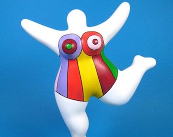 Ręcznie robiona rzeźba Nana, sztuka hołdu Niki de Saint Phalle, Biriney