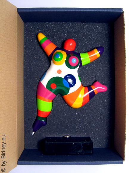 Handmade Nana Sculpture, Niki De Saint Phalle Tribute, Colorful