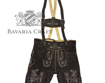 Men’s Oktoberfest Lederhosen Shorts | Traditional German Authentic Outfit