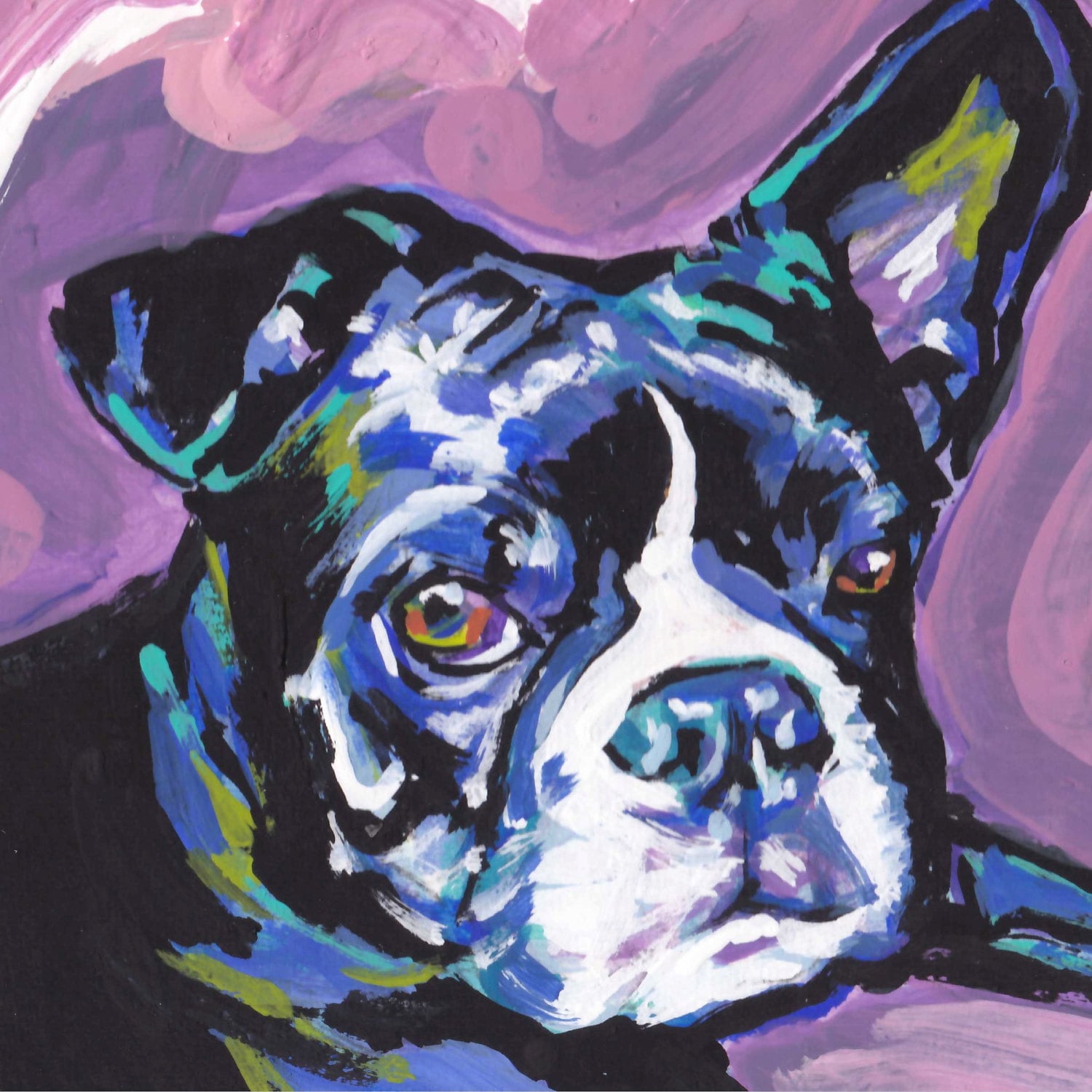 Бостон терьер заев. Той терьер поп арт. Йоркширский терьер поп арт. Арт принт. Поп арт собака в очках.