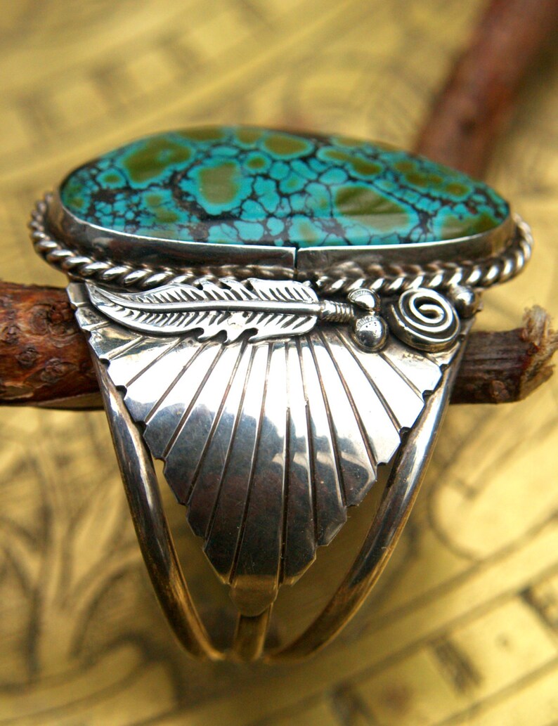 Vintage Native American Jewelry BLUE BOY Turquoise Silver
