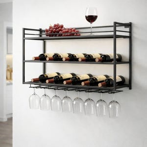 7 Bottle Wine Rack - Etsy