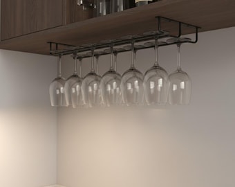 Weinglashalter, Bar Zubehör Lagerung, Weinglas Halter, Industrie Wand Wein, Regal Schwimmendes Regal Home Restaurant, Flasche