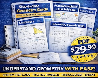 Ultieme Geometry-bundel: stapsgewijze hulp met visuele diagrammen