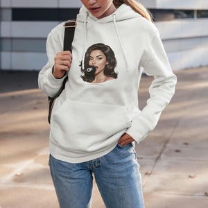 Sudadera con capucha de billar para mujer / Precaución: puede dominar la mesa, sudadera con capucha de jugador de billar, camiseta de bola 8, camiseta de billar de la suerte, sudadera con capucha estética de billar