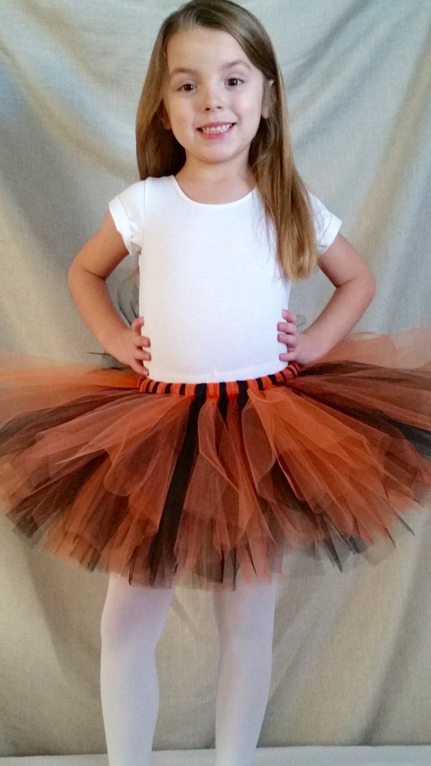 Orange Black Tutu, Orange Tutu, Black Tutu, Baby Girl Tutu ...