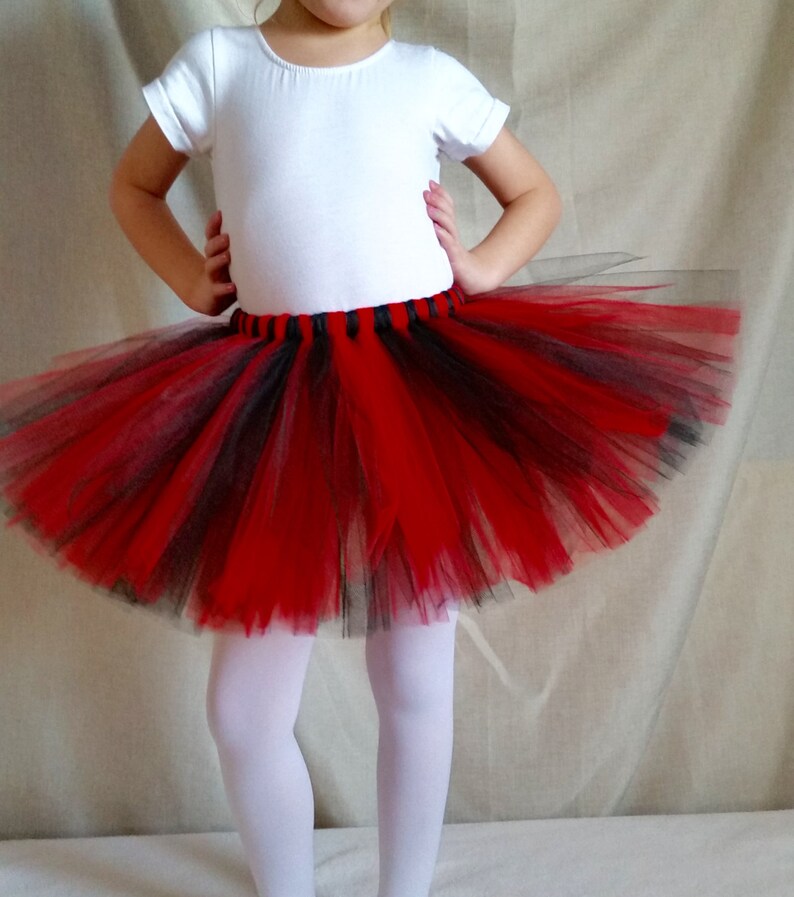 Infant Tutu Red Tutu Ladybug Tutu Red Black Tutu Toddler Tutu Baby Girl Tutu Newborn Photo Prop Black Tutu Birthday Cake Smash Tutu