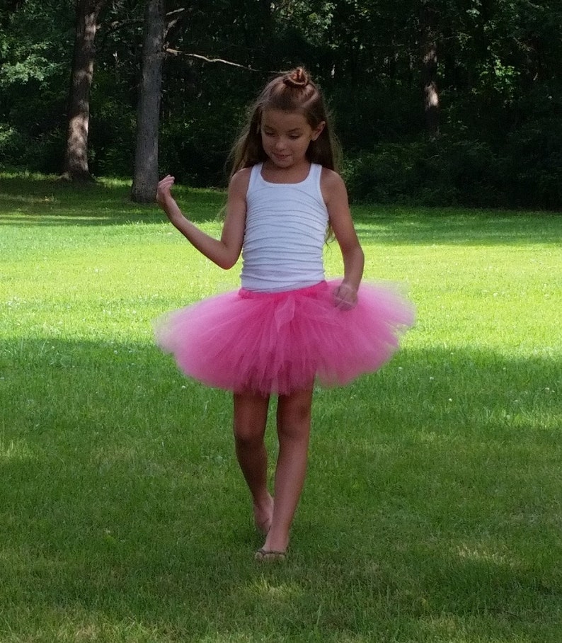 Baby Shower Gift Halloween Costume Hot Pink Tutu First Birthday Party Present Fairy Princess Tutu Shocking Pink Photo Prop Pink Tutu
