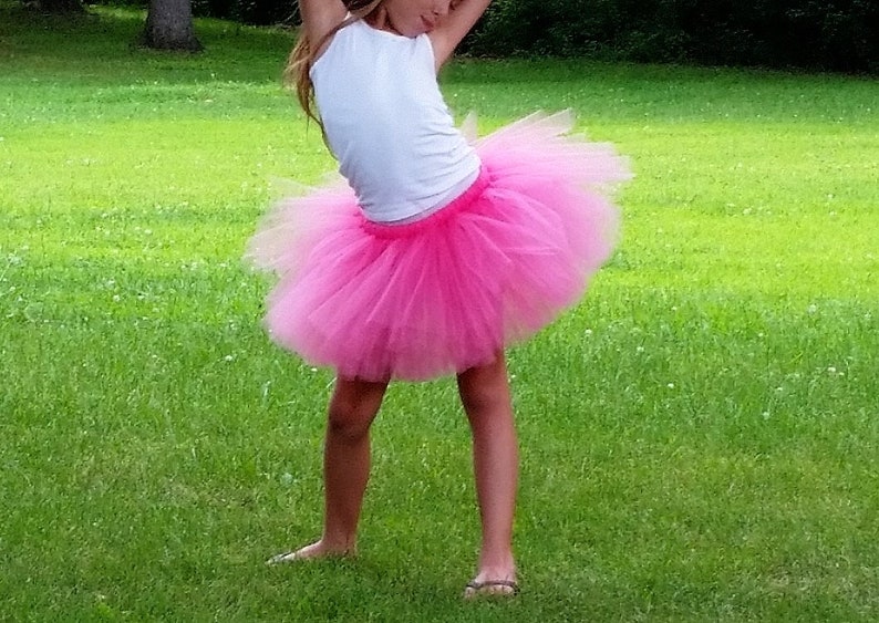 Baby Shower Gift Halloween Costume Hot Pink Tutu First Birthday Party Present Fairy Princess Tutu Shocking Pink Photo Prop Pink Tutu