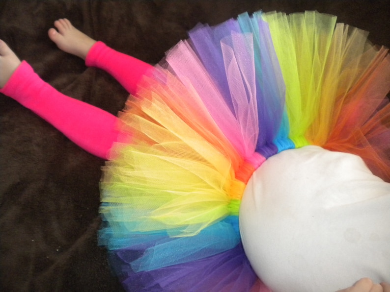 Newborn Photo Prop Multicolor 1st Birthday Outfit Infant Tutu Birthday Tutu Bright Rainbow Tutu Baby Tutu Rainbow Tutu Toddler Tutu