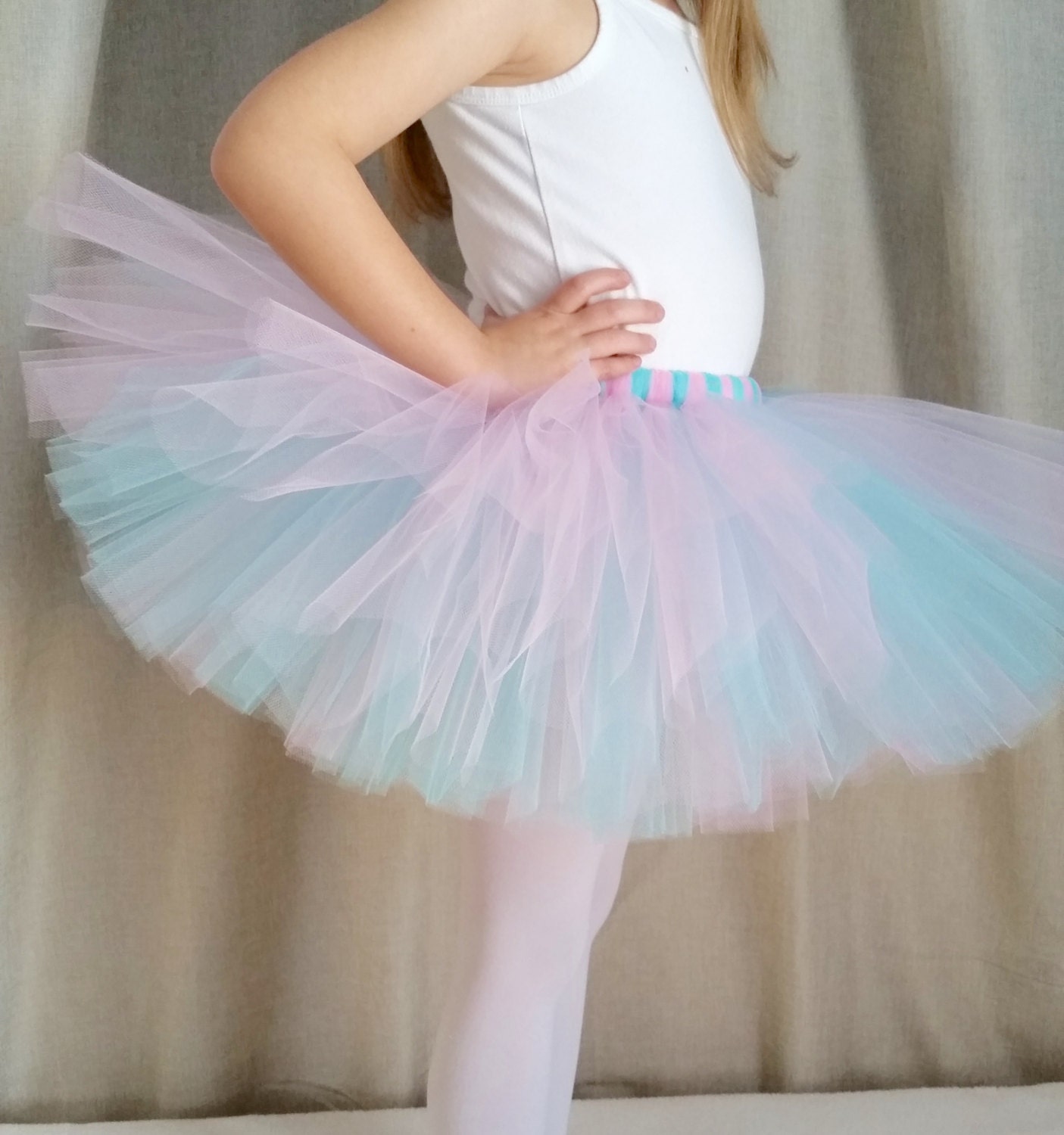 aqua tutu skirt