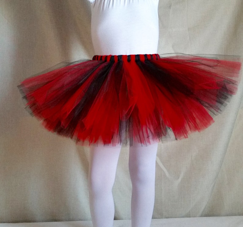 Infant Tutu Red Tutu Ladybug Tutu Red Black Tutu Toddler Tutu Baby Girl Tutu Newborn Photo Prop Black Tutu Birthday Cake Smash Tutu