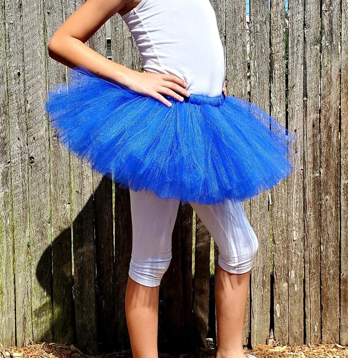 Blue Tutu Royal Blue Tutu Skirt Bright Blue Tutu Girls Etsy