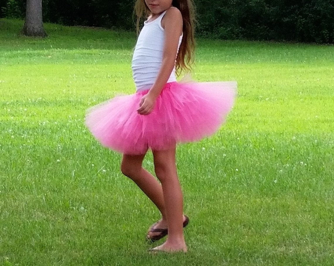 Hot Pink Tutu Pink Tutu Halloween Costume Tutu Birthday Etsy