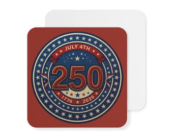 250 4 de julio de 1776-2026 Coaster