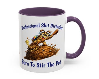 Taza de Danny el escarabajo pelotero, divertida taza de café sarcástica (11 oz o 15 oz)